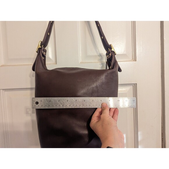 Coach Vintage XL Duffle Feed Sac 9085 in Mahogany Cowhide Leather - EUC - Picture 15 of 15